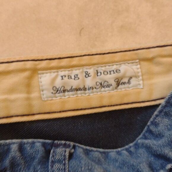 Rag & Bone slim blue jean Handmade in New York size size 27 - Picture 5 of 11